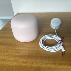 Google Nest Wifi Mesh Router Model H2E AC2200 Sand Pink with Plug